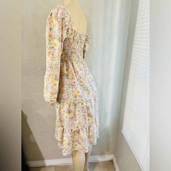 Lily Rose floral print women’s dress size S bohemian , romantic - Picture 8 of 16